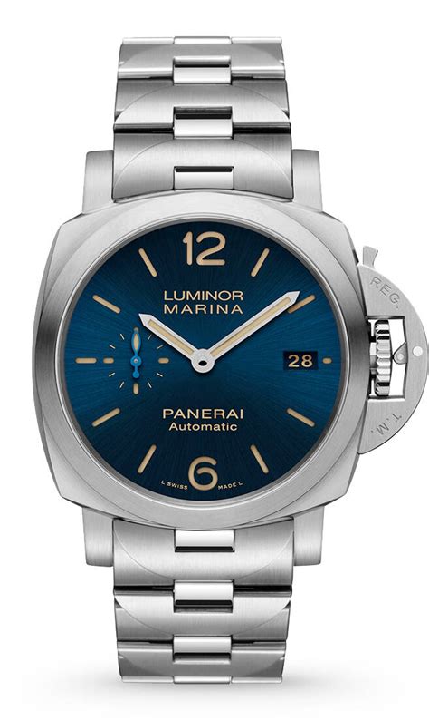 panerai 42mm steel|panerai luminor marina 42 mm.